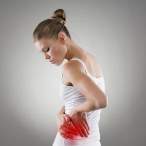 dureri de spate în partea stângă la femei relief de întindere articulară